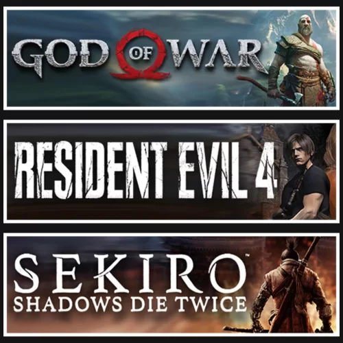 God Of War +Resident Evil 4 +Sekiro